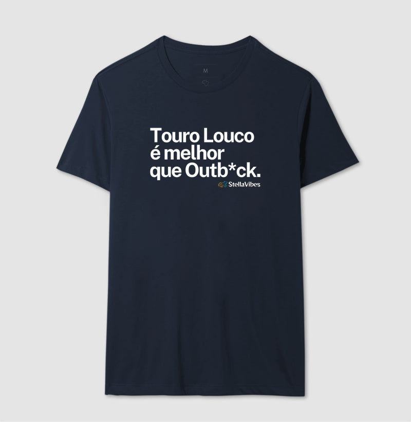 Camiseta Touro Louco (Várias cores)