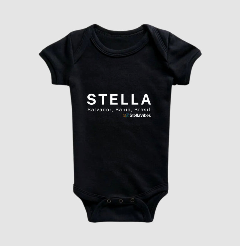 Body Infantil Stella, Bahia, Brasil (Várias cores)