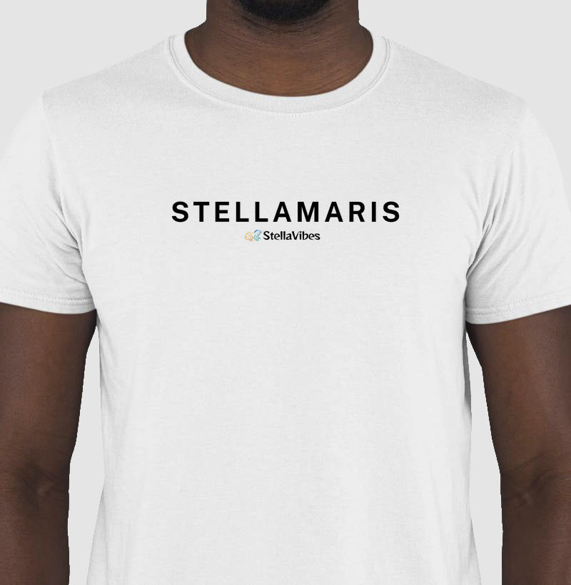 Camiseta StellaMaris (Branca / Cinza)