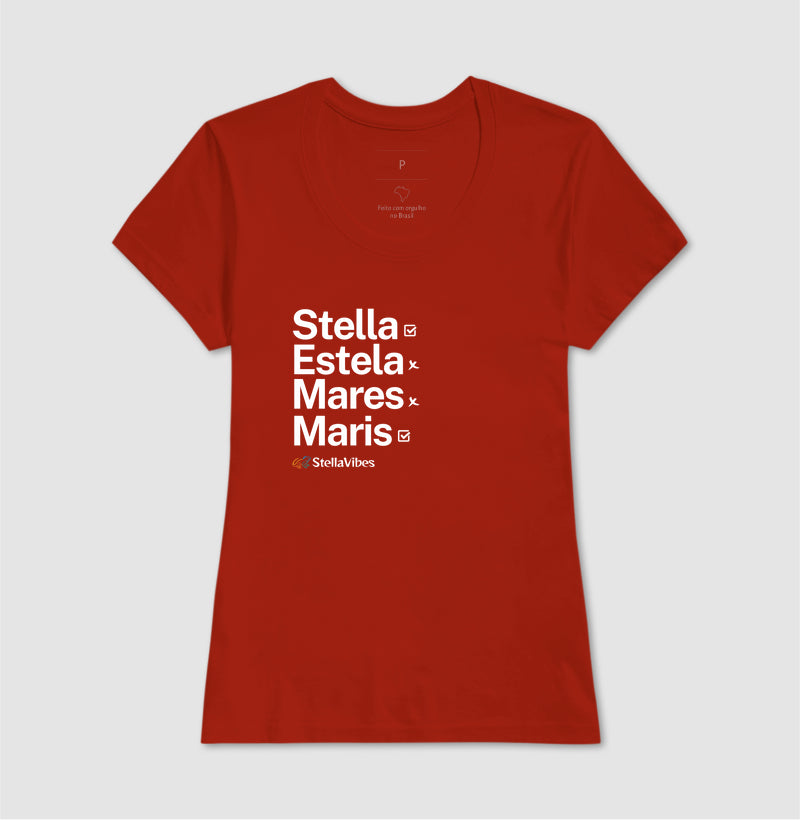 Camiseta Stella Estela Mares Maris (Várias cores)