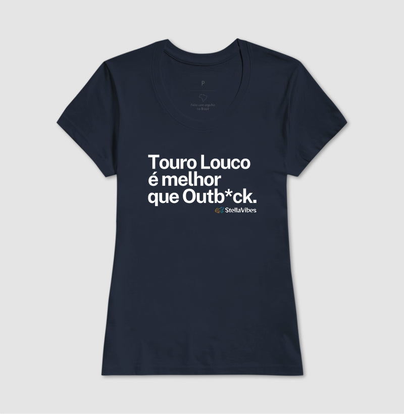 Camiseta Touro Louco (Várias cores)