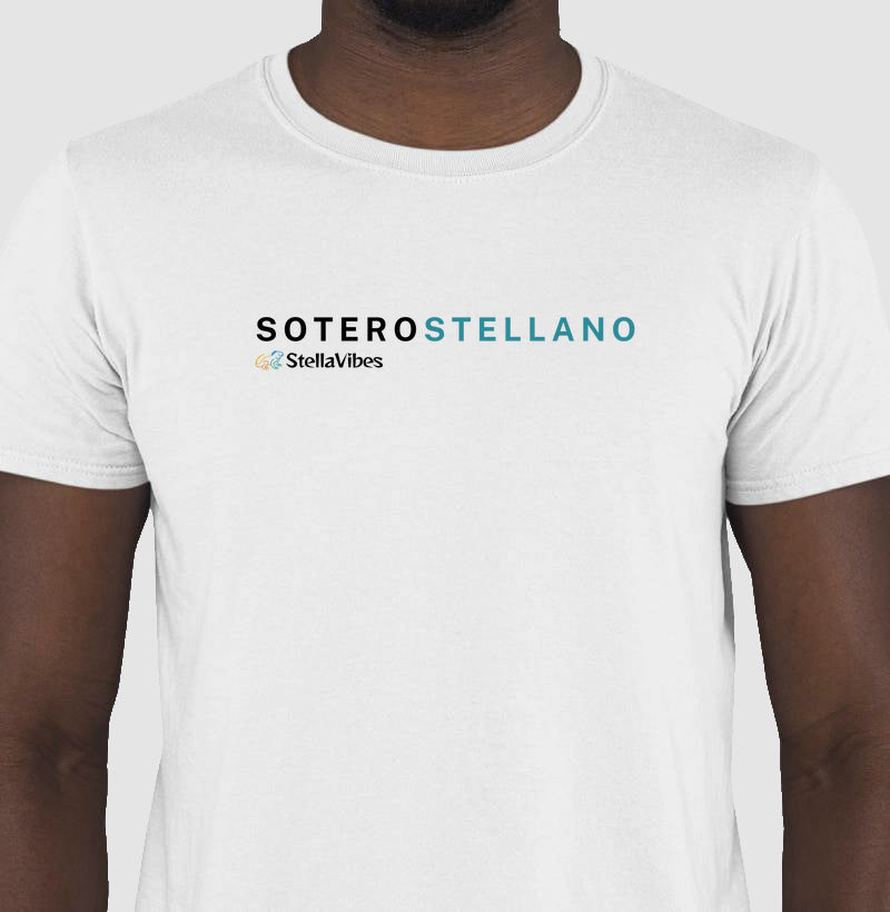 Camiseta Soterostellano (Branca / Cinza)