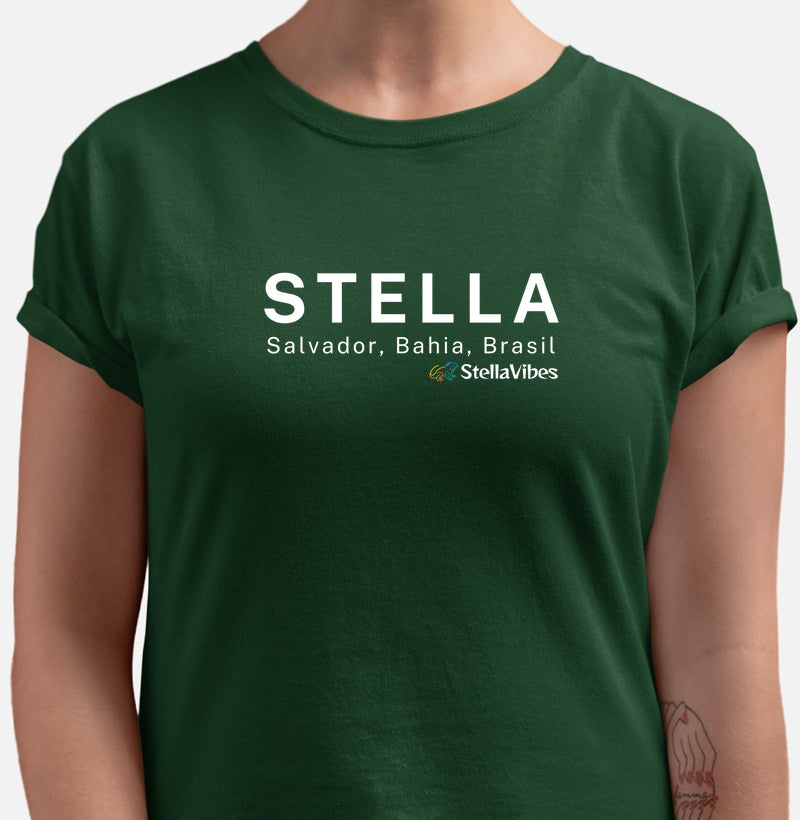 Camiseta Stella, Bahia, Brasil (Várias cores)