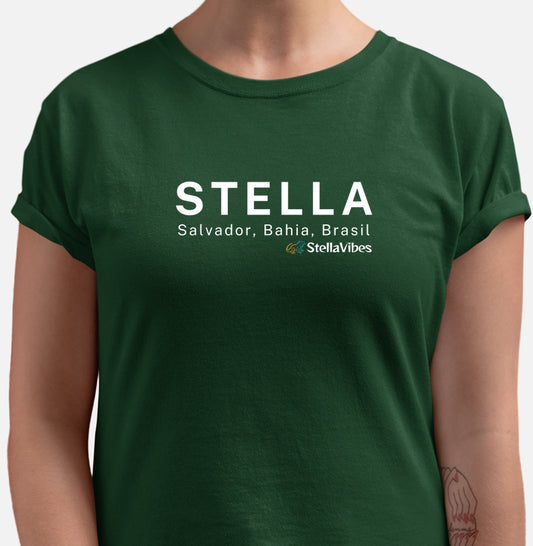 Camiseta Stella, Bahia, Brasil (Várias cores)