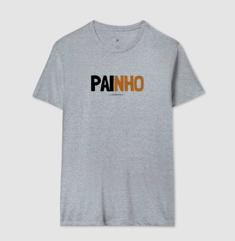 Camiseta Painho (Branca / Cinza)