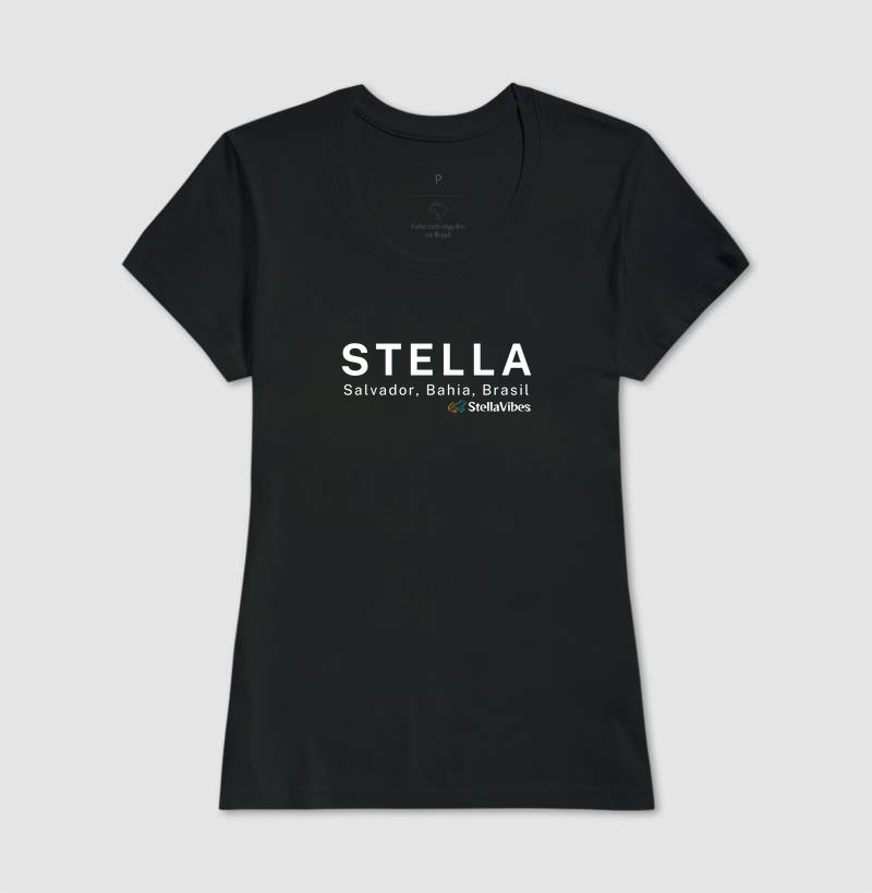 Camiseta Stella, Bahia, Brasil (Várias cores)