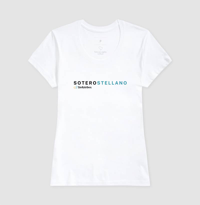 Camiseta Soterostellano (Branca / Cinza)