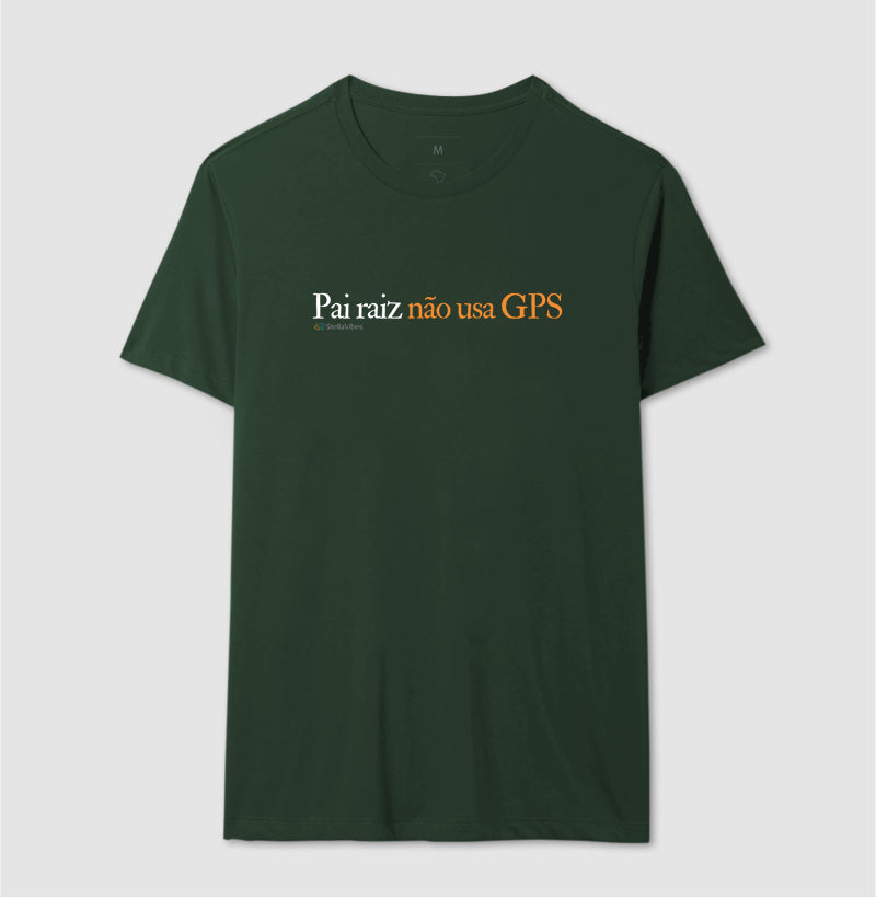 Camiseta Pai Raiz (Preta / Verde)