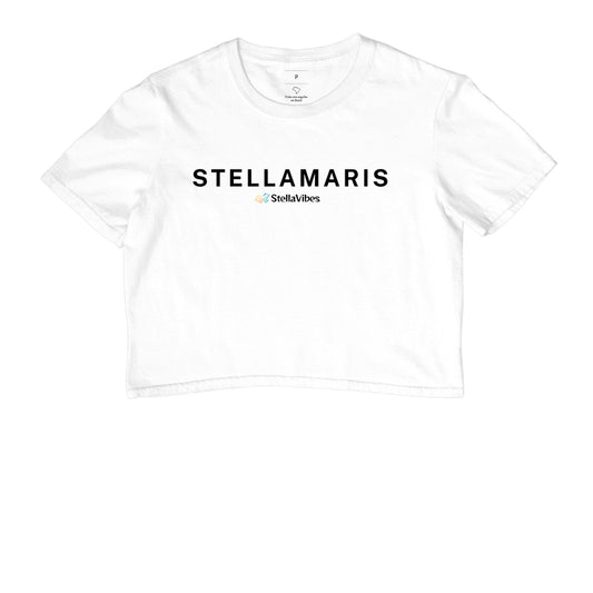 Cropped StellaMaris (Branca / Cinza)