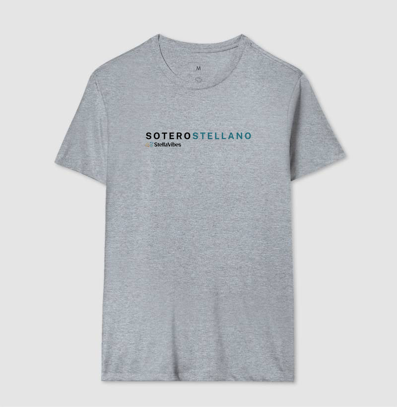 Camiseta Soterostellano (Branca / Cinza)