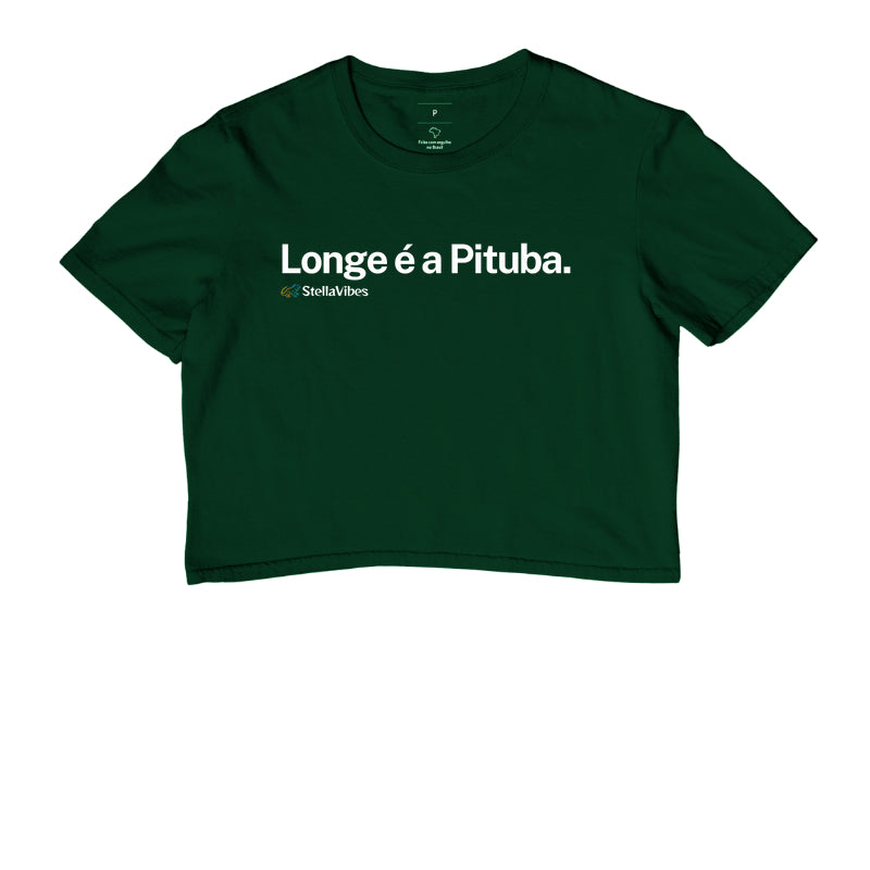 Cropped Longe é a Pituba (Várias cores)