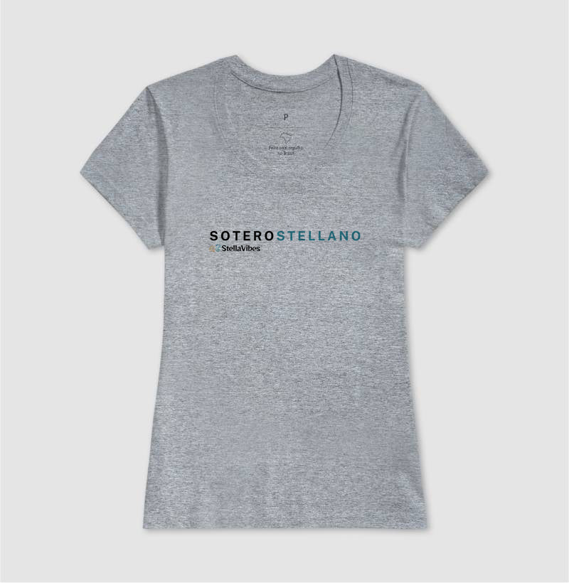 Camiseta Soterostellano (Branca / Cinza)
