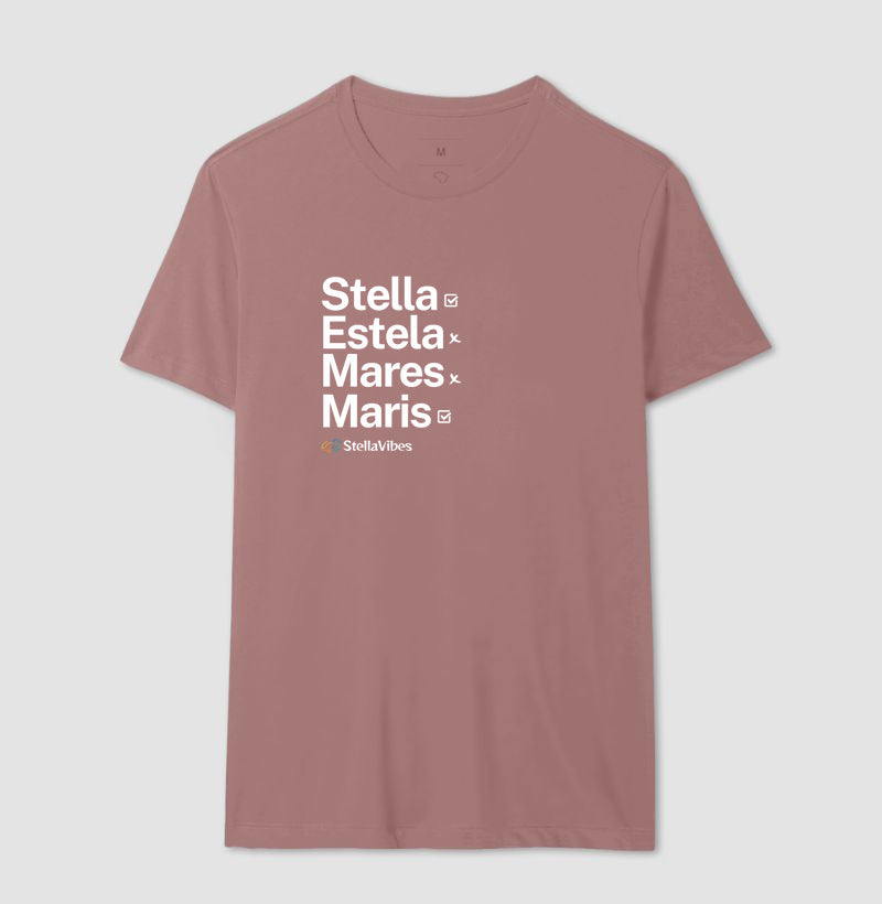 Camiseta Stella Estela Mares Maris (Várias cores)