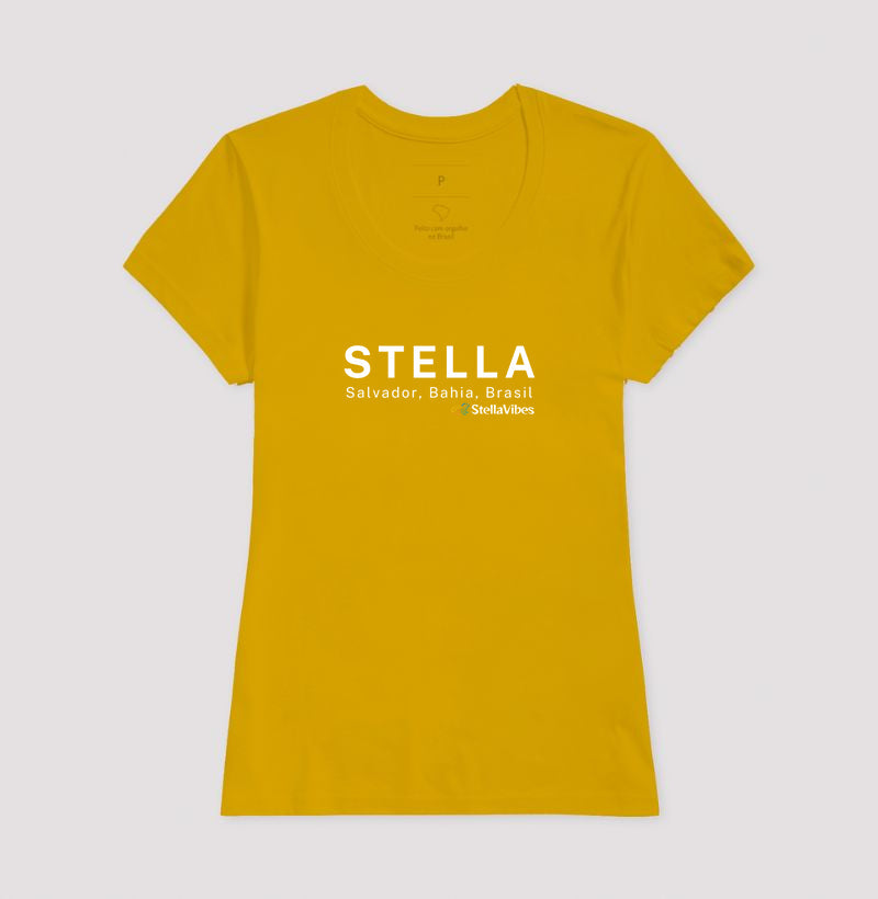 Camiseta Stella, Bahia, Brasil (Várias cores)