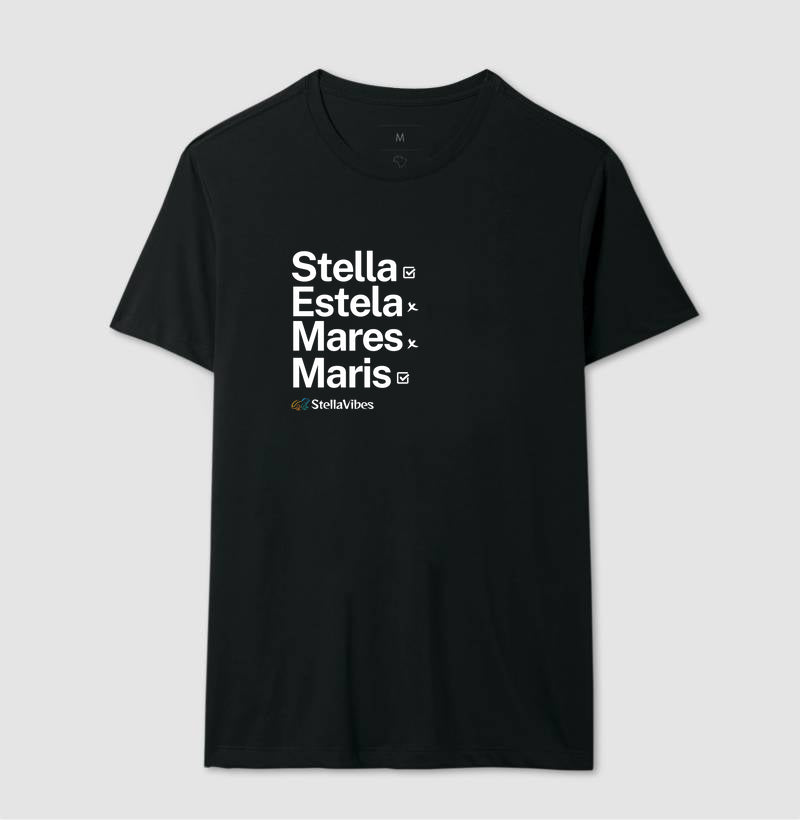 Camiseta Stella Estela Mares Maris (Várias cores)