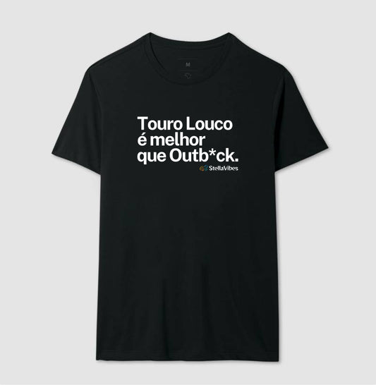 Camiseta Touro Louco (Várias cores)