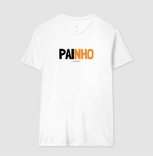 Camiseta Painho (Branca / Cinza)