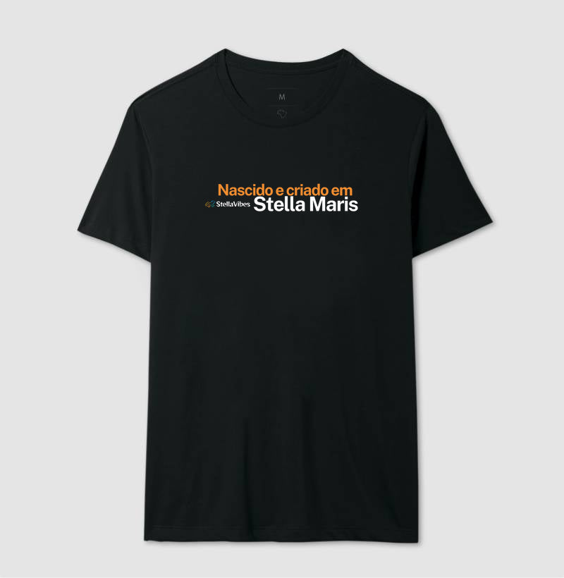 Camiseta Nascido e Criado em Stella Maris (Várias cores)