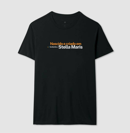 Camiseta Nascido e Criado em Stella Maris (Várias cores)