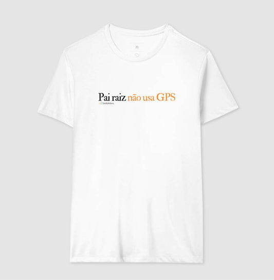 Camiseta Pai Raiz (Branca / Cinza)