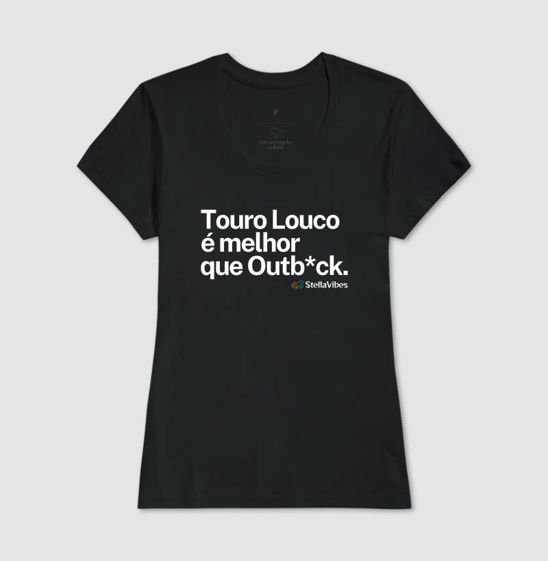 Camiseta Touro Louco (Várias cores)