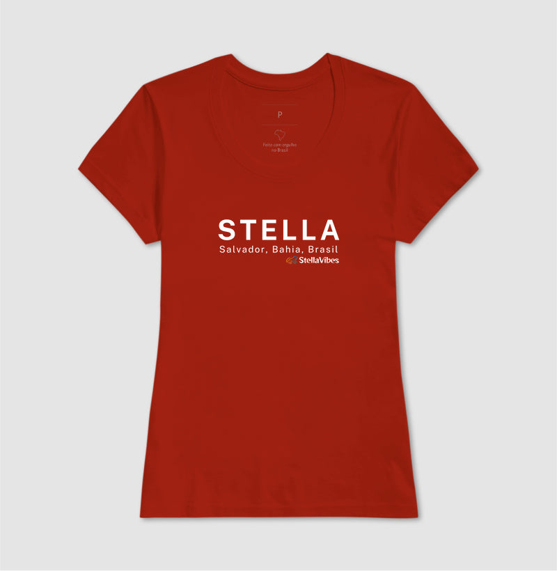 Camiseta Stella, Bahia, Brasil (Várias cores)