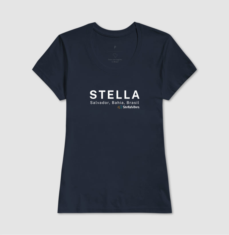 Camiseta Stella, Bahia, Brasil (Várias cores)