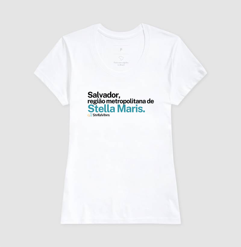 Camiseta Região Metropolitana (Branca / Cinza)
