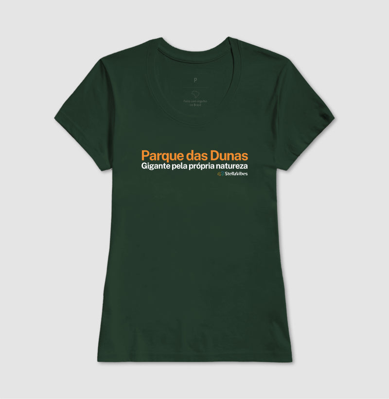 Camiseta Parque das Dunas (Verde / Azul)