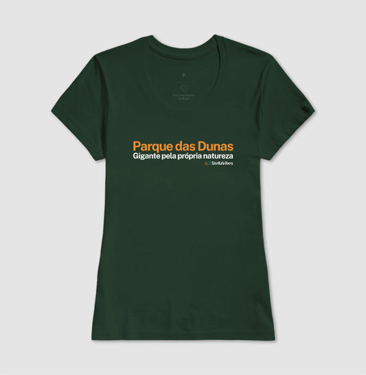Camiseta Parque das Dunas (Verde / Azul)